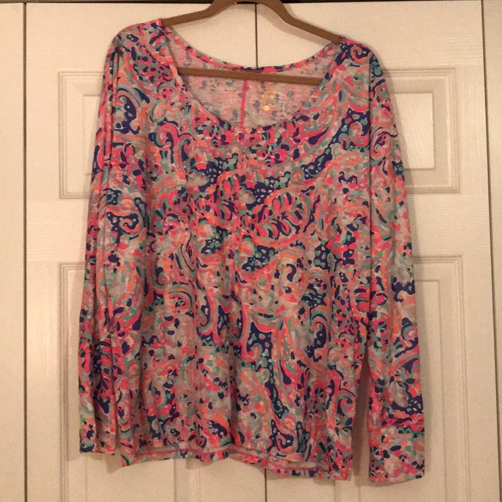 Long sleeve XL Lilly Pulitzer Luxletic top